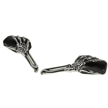 360 Twin™ Black and Chrome Hand bone Mirror Set