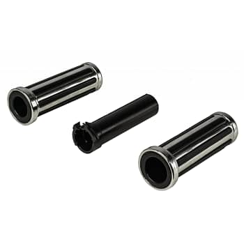 360 Twin™ Black and Chrome Grip Set