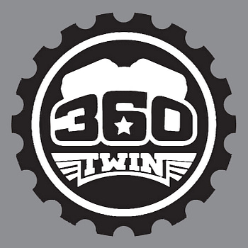 360 Twin™ Black License Plate Frame