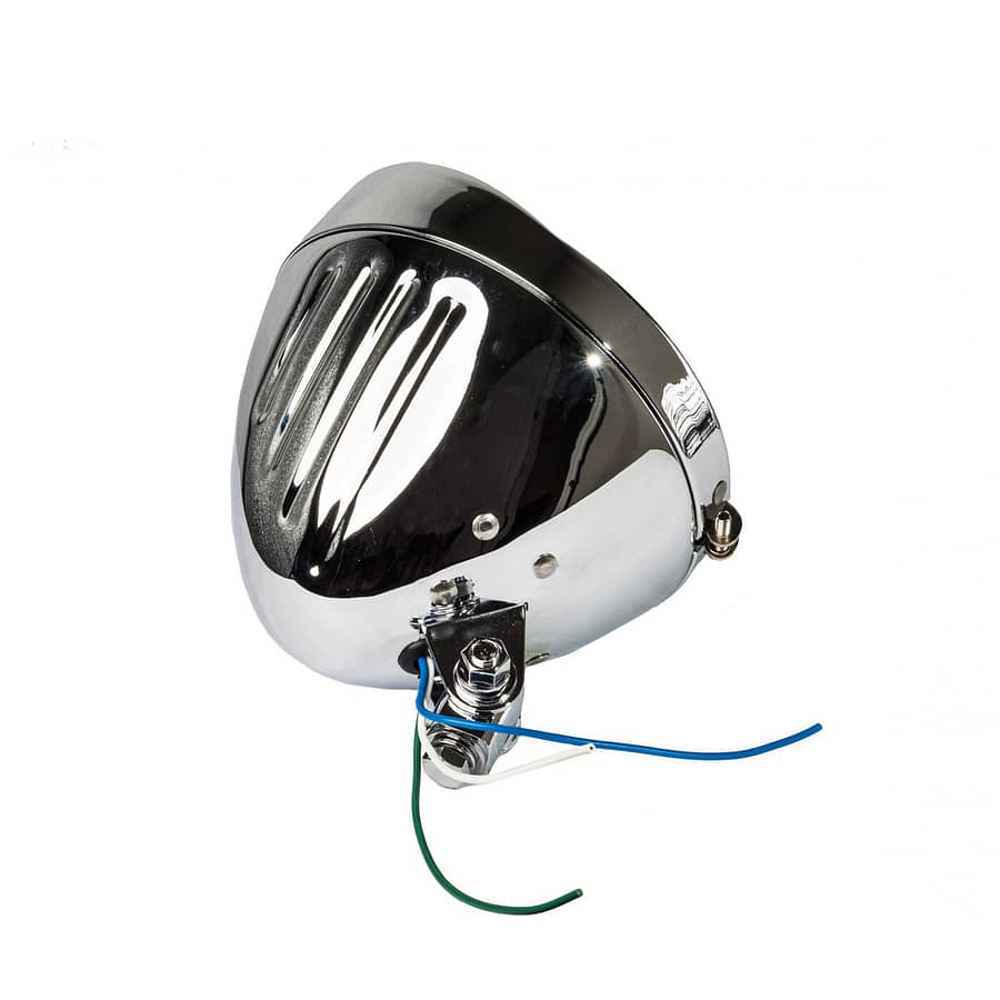 360 Twin™ Chrome 6 1/2″ Ribbed Headlight