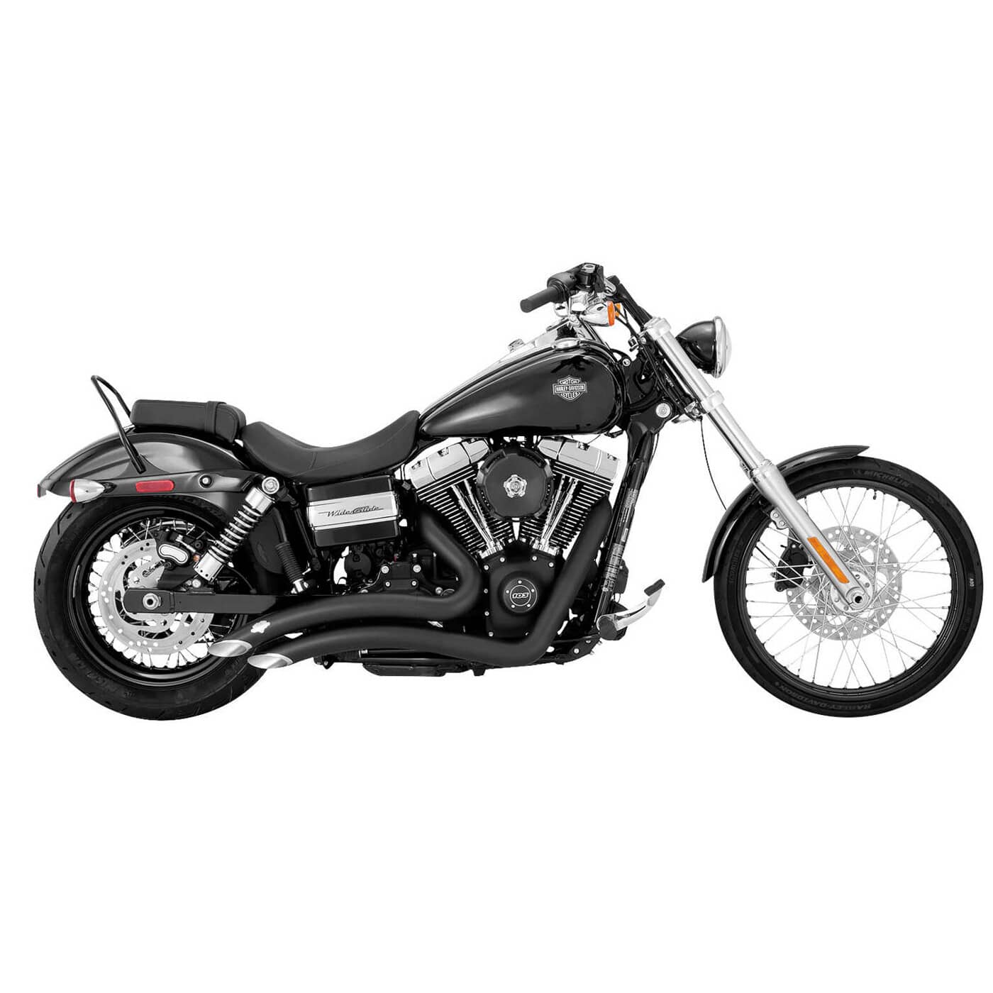 Vance & Hines Big Radius 2-Into-2; Black; Excludes FLD > 360 Twin™