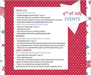 4th of july events